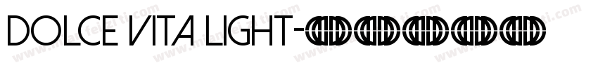 Dolce Vita Light字体转换